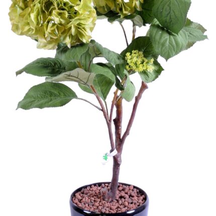 Künstliche Hortensie, ca 82cm, grün