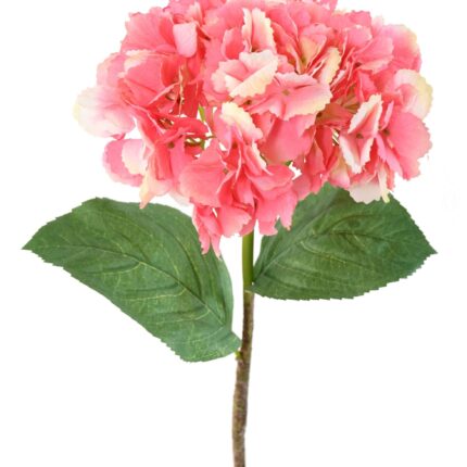 Künstliche Hortensie, pink, ca. 80cm hoch