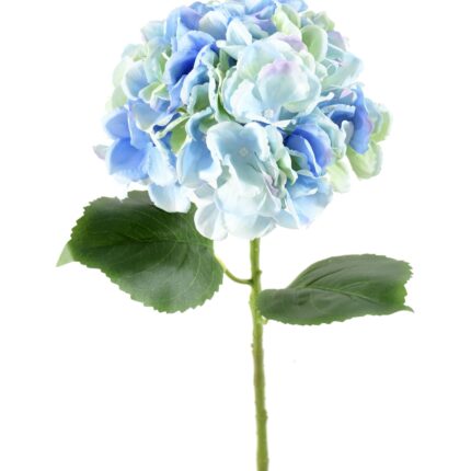 Künstliche Hortensie, blau, ca. 55cm hoch - Pflegeleicht!