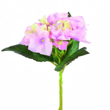 Künstliche Hortensie, lila/cremig, ca. 35cm hoch