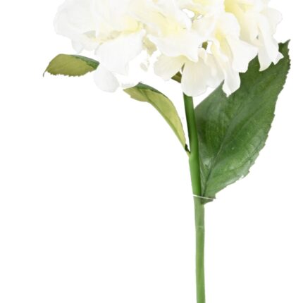 Künstliche Hortensie, weiß, ca. 30cm hoch, pflegeleicht