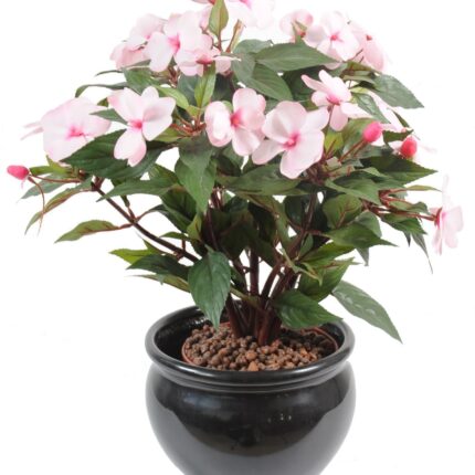 Künstliches Fleissiges Lieschen, ca 40cm, pink