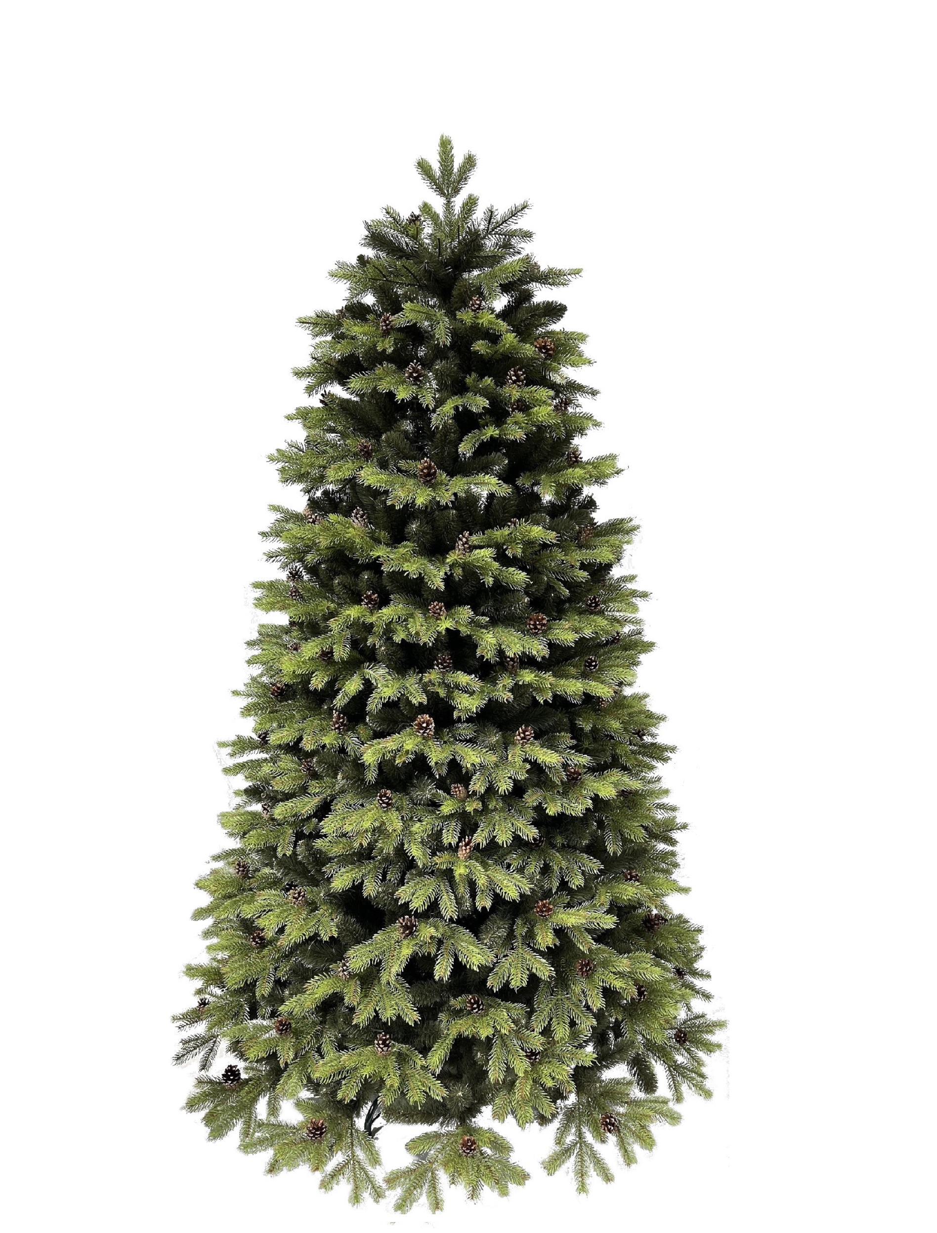 Künstlicher Weihnachtsbaum Kiefer mit Zapfen PE/PVC, ca. 170cm 1 Künstlicher Weihnachtsbaum Kiefer mit Zapfen PE/PVC, ca. 170cm