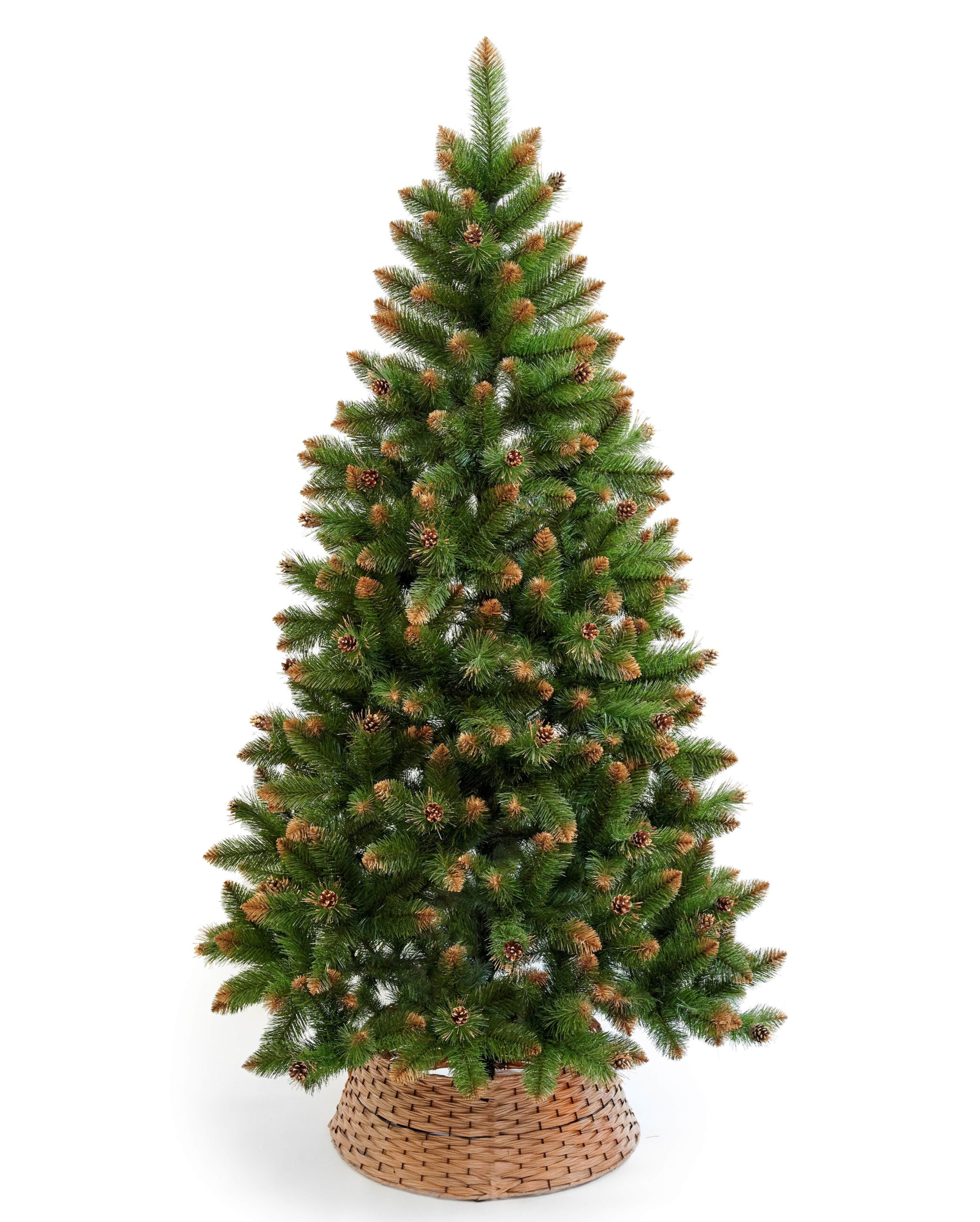 Rattan Weihnachtsbaumrock | Weihnachtsbaumständer-Abdeckung | - Korb in braun 50×65 cm 2 Rattan Weihnachtsbaumrock | Weihnachtsbaumständer-Abdeckung | - Korb in braun 50×65 cm – Bild 2