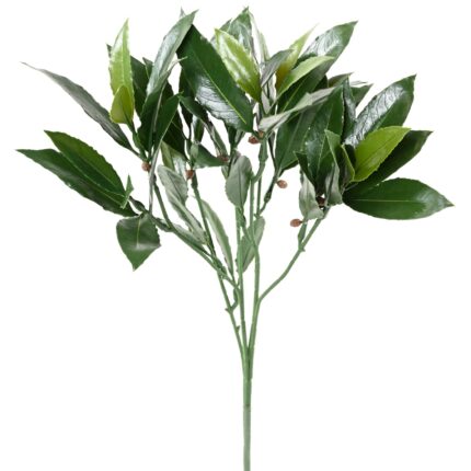 Künstlicher Lorbeerzweig, ca 50cm, UV-beständig, grün