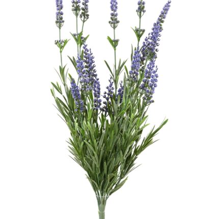 Künstlicher Lavendel Zweig, ca 52cm, grün, Indoor/Outdoor