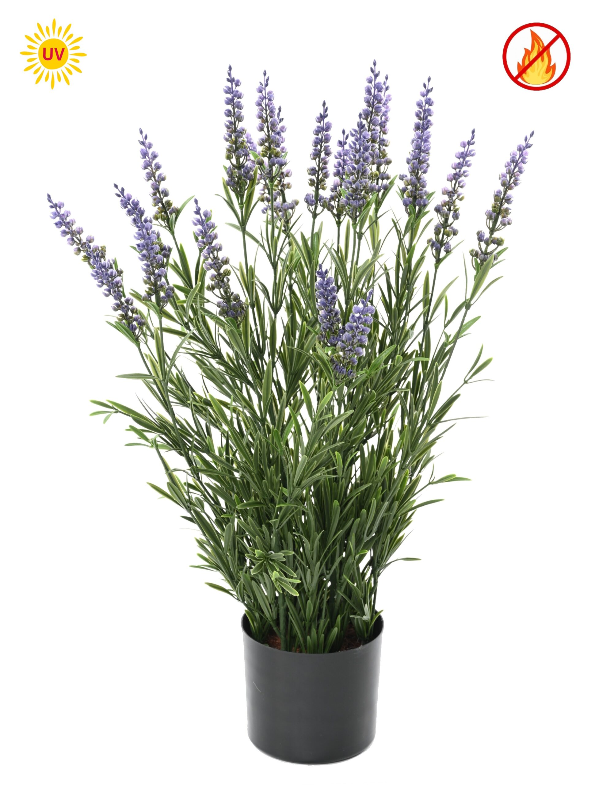 Lavendel Topf, 55cm, UV-beständig, feuerfest, lavendel 1 Lavendel Topf, 55cm, UV-beständig, feuerfest, lavendel