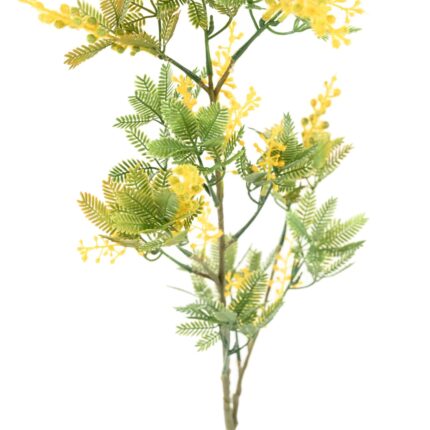 Künstlicher Mimosa, gelb, ca. 80cm hoch - Pflegeleicht!