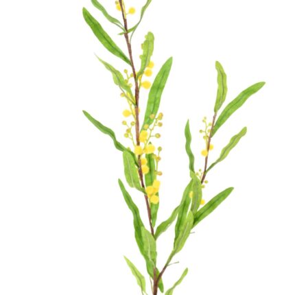 Künstlicher Mimosa, gelb, ca. 90cm hoch - Pflegeleicht!