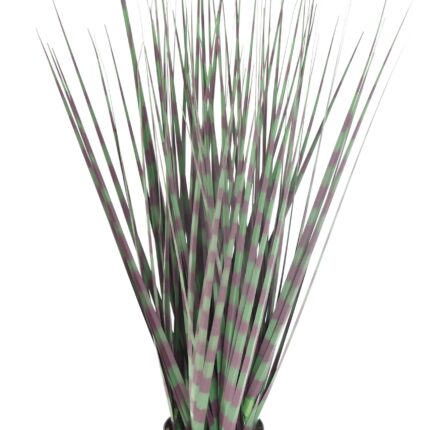 Künstlicher Miscanthus Zebrina, 120cm hoch, grün