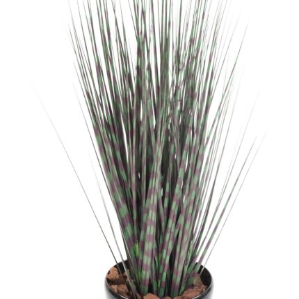 Künstlicher Miscanthus Zebrina, 120cm hoch, grün
