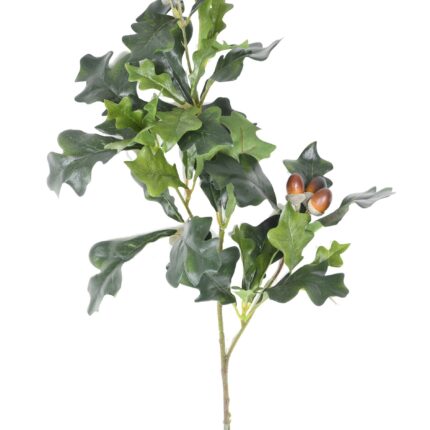 Künstlicher Eichenzweig, ca 70cm, grün