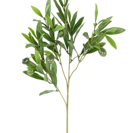 Künstlicher Olivenbaum Zweig, ca 52cm, UV-beständig, grün