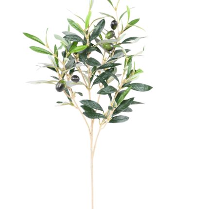 Künstlicher Olivenzweig, ca 54cm, grün