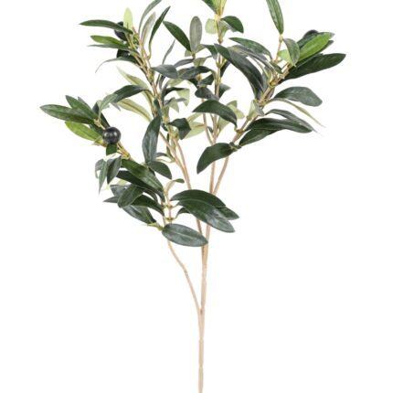 Künstlicher Olivenbaum Zweig, ca 50cm, grün