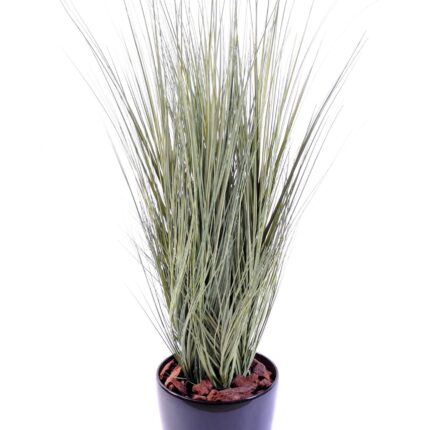 Künstliches Gras in Grau-Grün, 105cm hoch, pflegeleicht