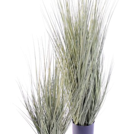 Künstliches Gras in Grau-Grün, 75cm hoch, pflegeleicht