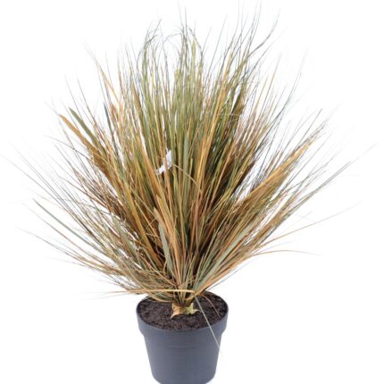 Künstliches Gras in Grau-Grün-Braun, 70cm hoch