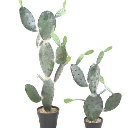 Künstlicher Opuntia-Kaktus, 120cm hoch, pflegeleicht