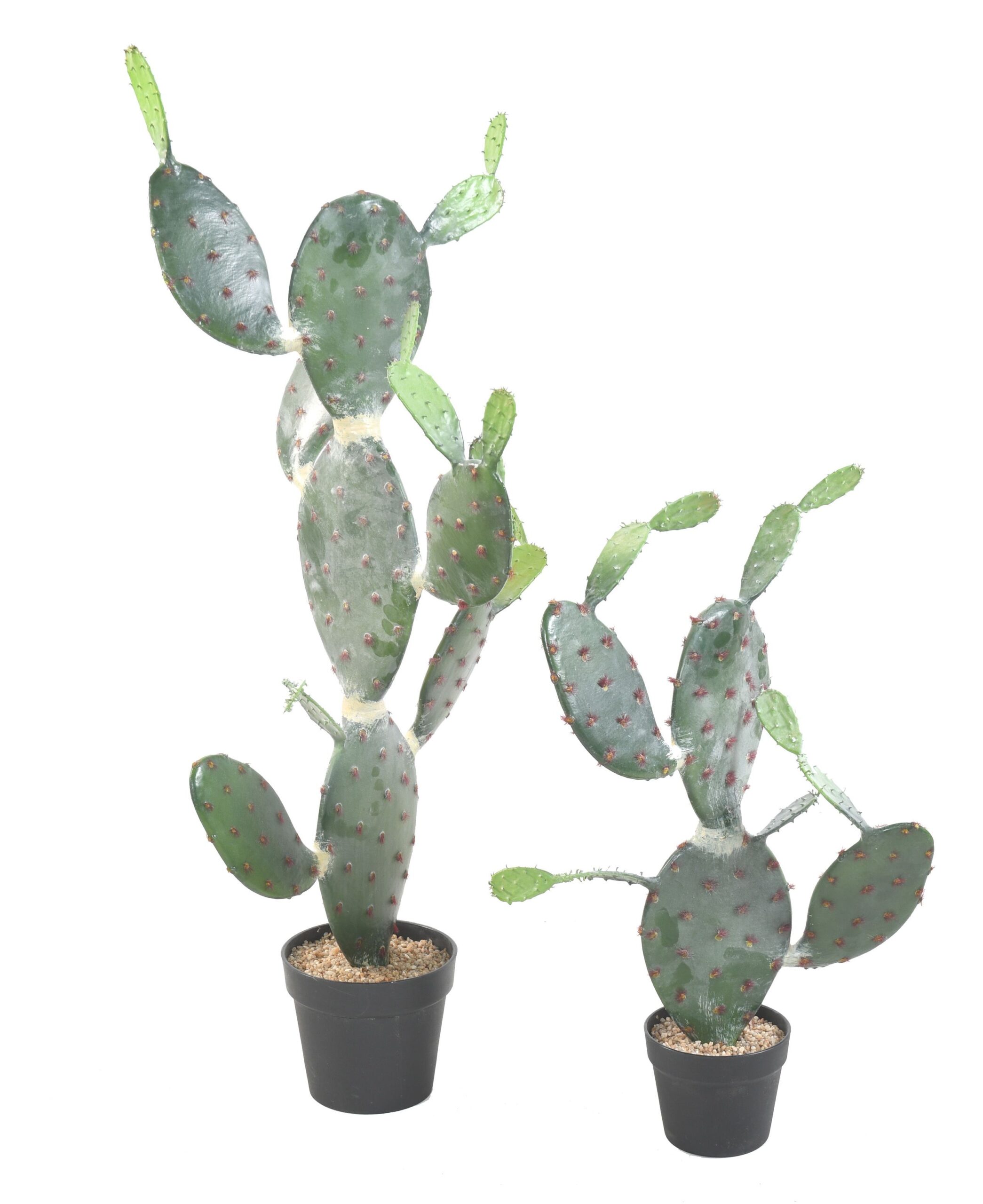 Künstlicher Opuntia-Kaktus, 120cm hoch, pflegeleicht 1 Künstlicher Opuntia-Kaktus, 120cm hoch, pflegeleicht