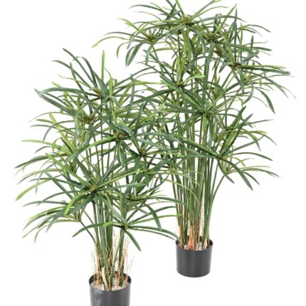 Künstlicher Papyrus Alternifolius, 130cm hoch, grün