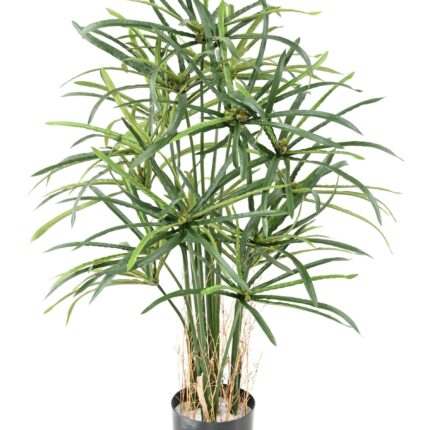 Künstlicher Papyrus Alternifolius, 100cm hoch, grün