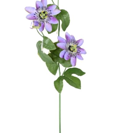 Künstliche Passionsblume, lila, ca. 100cm hoch