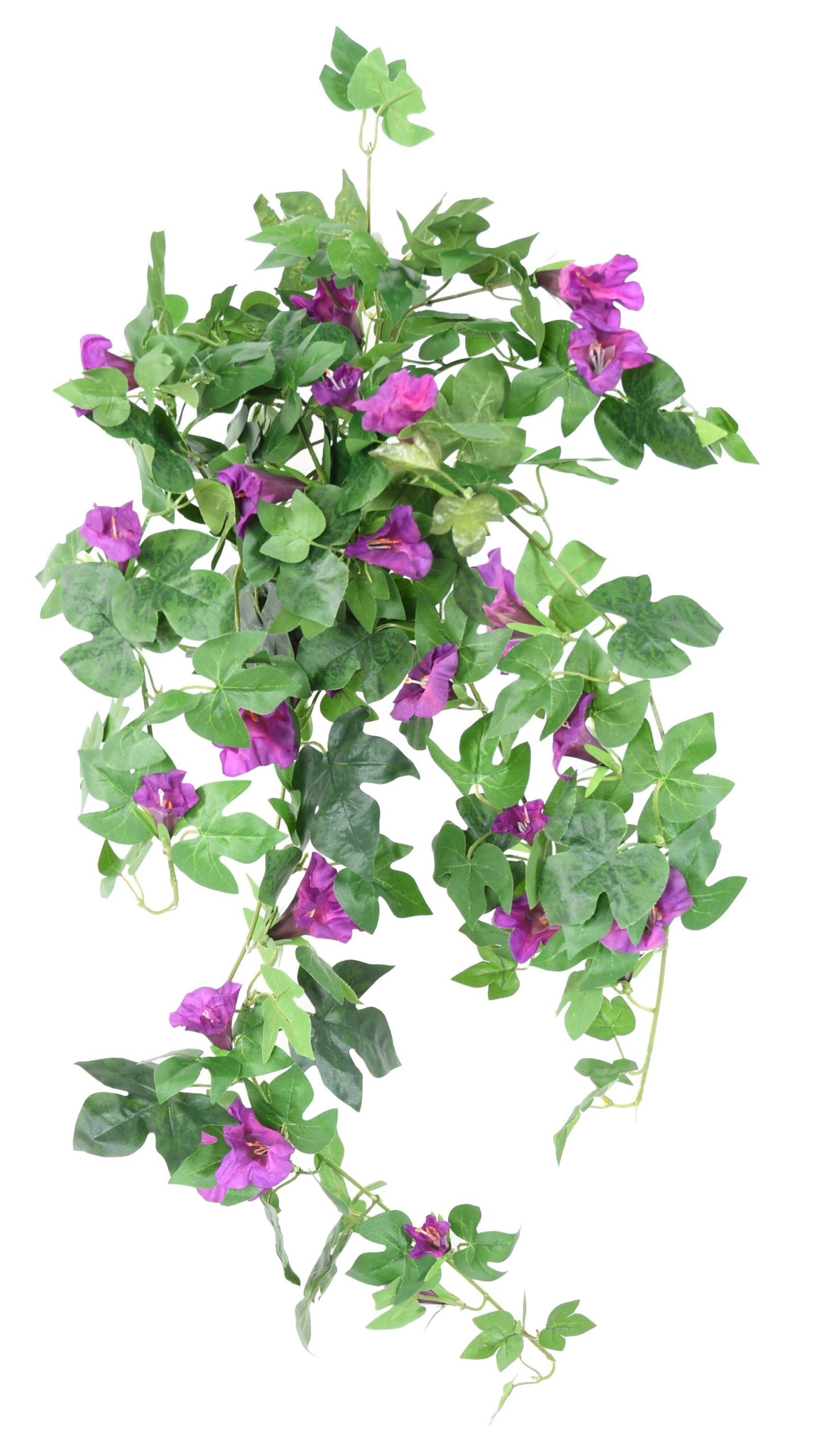 Künstlicher Petunien-Hängebusch, ca 75cm, lila 1 Künstlicher Petunien-Hängebusch, ca 75cm, lila