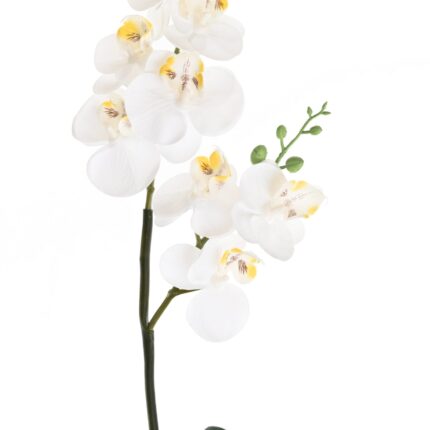 Künstliche Phalaenopsis Orchidee, ca 45cm, weiss
