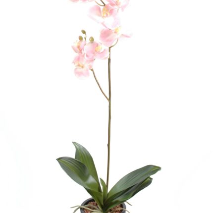 Künstlicher Phalaenopsis Zweig, ca 90cm, hellrosa