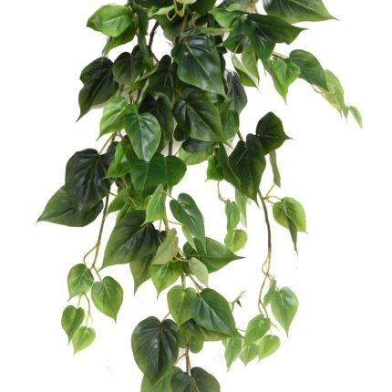Künstlicher Philodendron Hängender Busch, ca. 80cm