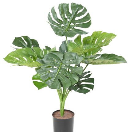 Künstlicher Philodendron, 75cm hoch, grün - Pflegeleicht!