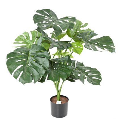 Künstlicher Philodendron Monstera Giant, 95cm hoch, grün
