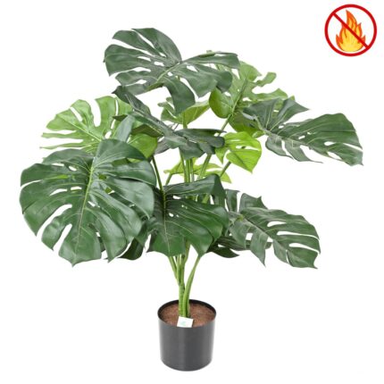 Künstliche Philodendron Monstera Giant, ca 95cm, Schwer entflammbar B1/RF2
