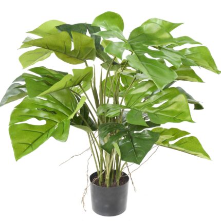 Künstlicher Philodendron, 60cm hoch, grün - Pflegeleicht!