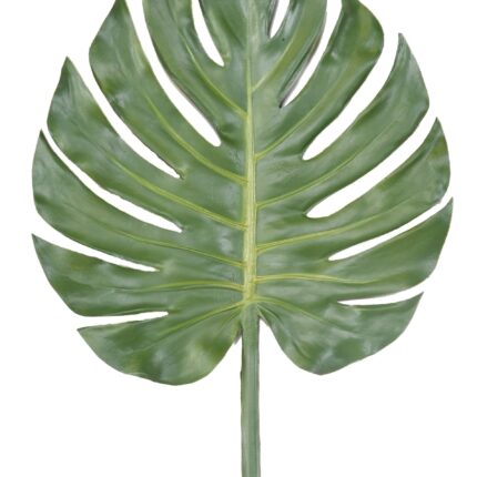 Künstlicher Monstera Blattzweig, ca 100cm, grün