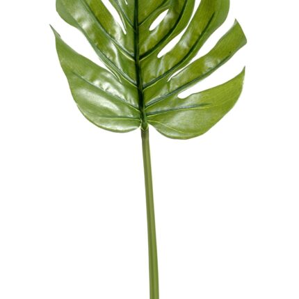 Künstlicher Philodendron Monstera Zweig, ca 45cm, hellgrün