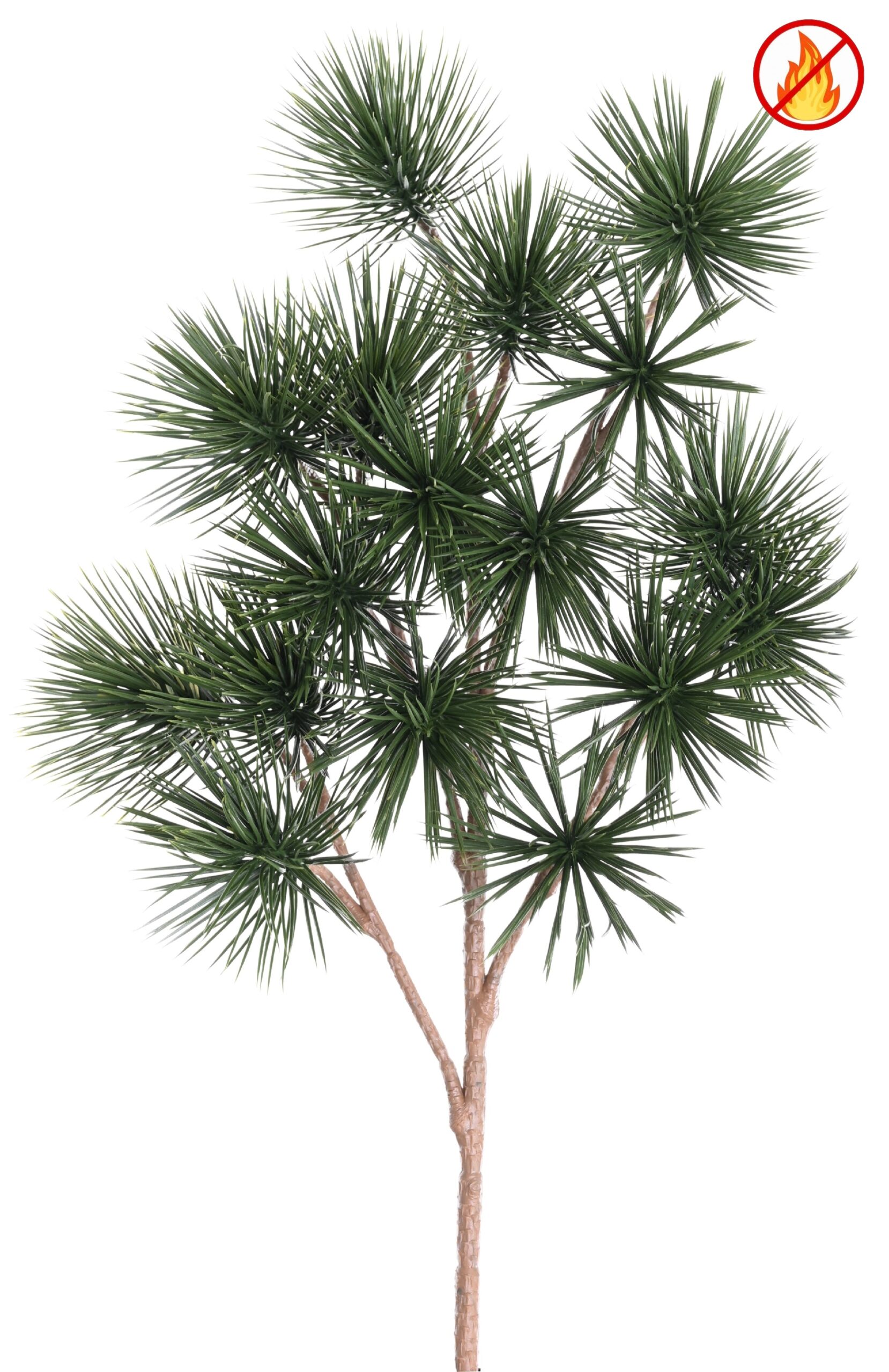 Künstlicher Kiefernzweig, ca 45cm, Schwer entflammbar B1/RF2, grün 1 Künstlicher Kiefernzweig, ca 45cm, Schwer entflammbar B1/RF2, grün