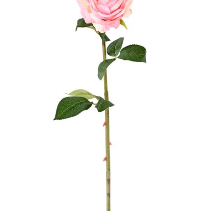 Künstliche Rose, pink, ca. 55cm hoch - Pflegeleicht!