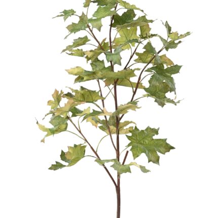 Künstlicher Platanen-Zweig, ca 120cm, grün