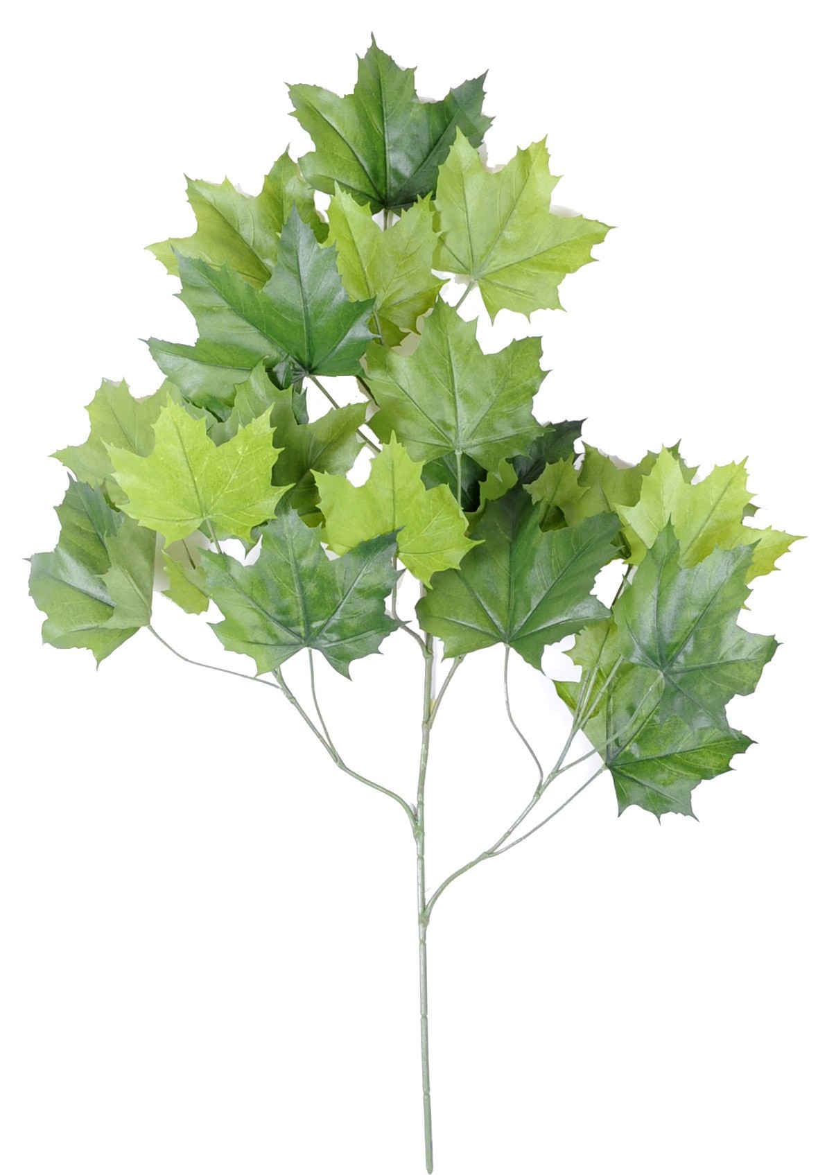 Künstlicher Platanen-Zweig, ca 79cm, grün 1 Künstlicher Platanen-Zweig, ca 79cm, grün