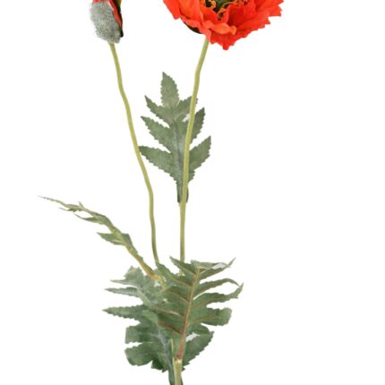 Künstliche Blumen, orange, ca. 72cm hoch - Pflegeleicht!