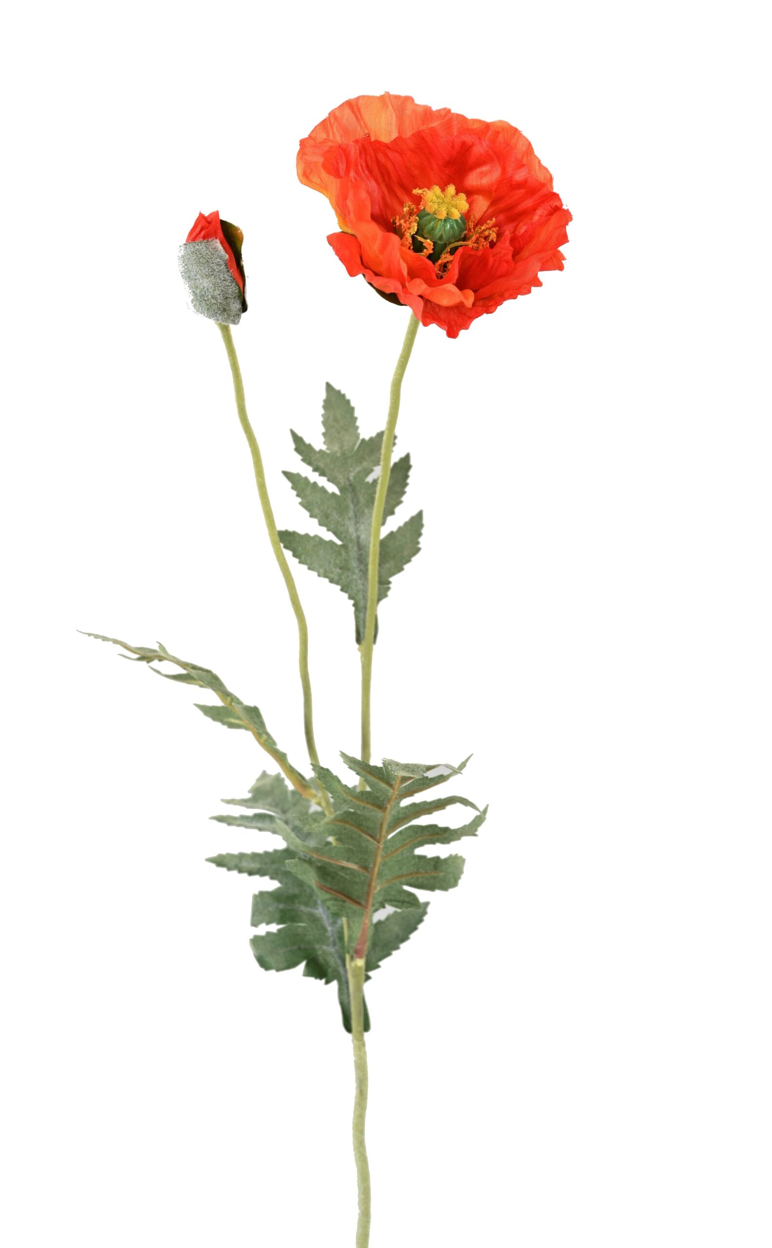 Künstliche Blumen, orange, ca. 72cm hoch - Pflegeleicht! 1 Künstliche Blumen, orange, ca. 72cm hoch - Pflegeleicht!