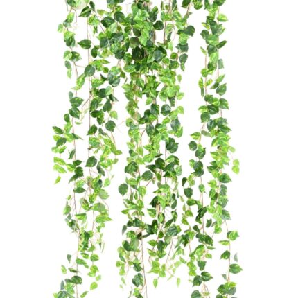 Künstliche Hängepflanze Pothos, ca. 200cm, bunt