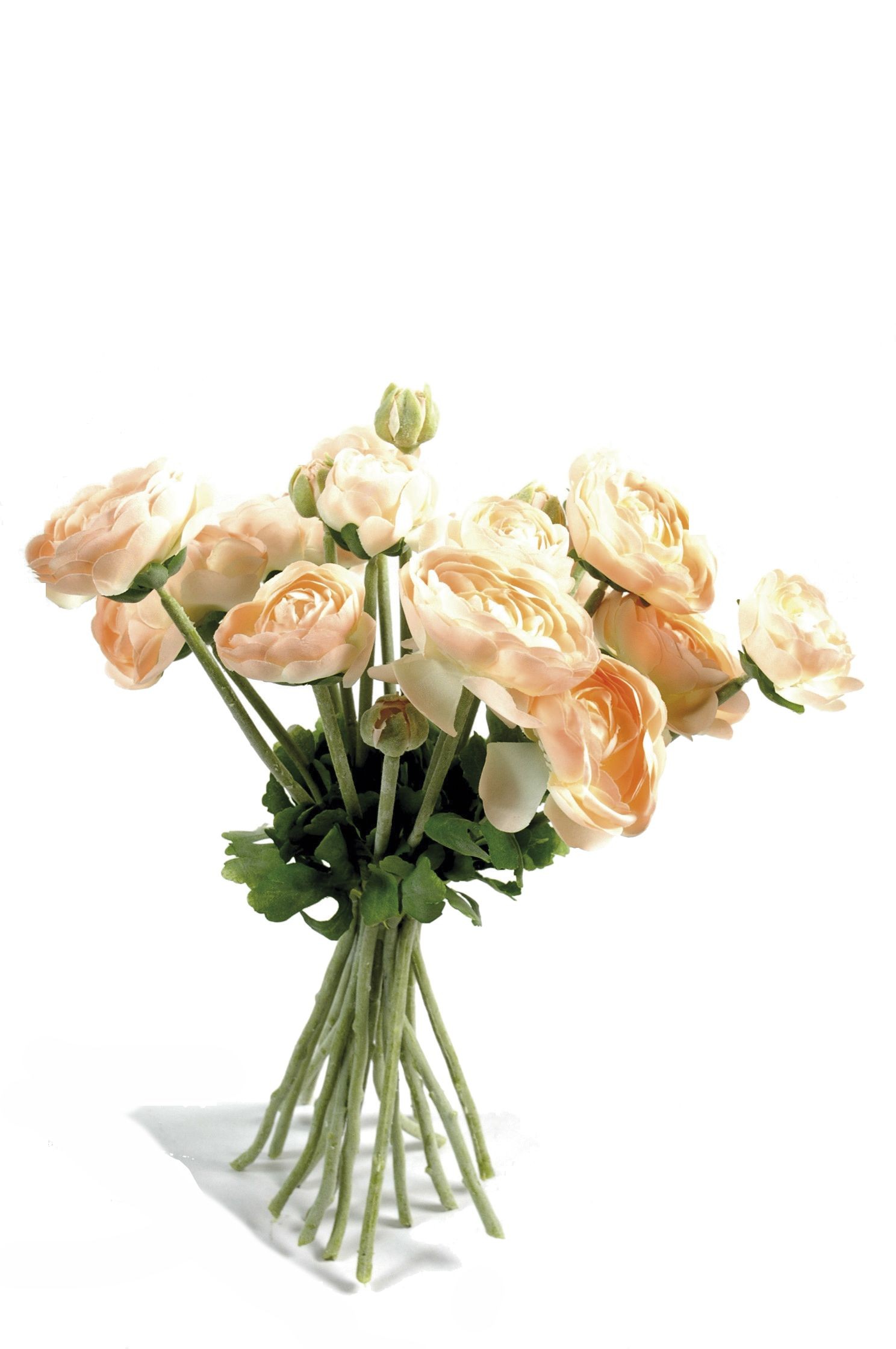 Künstlicher Ranunkelstrauss, ca 31cm, Pfirsich, pflegefrei 1 Künstlicher Ranunkelstrauss, ca 31cm, Pfirsich, pflegefrei