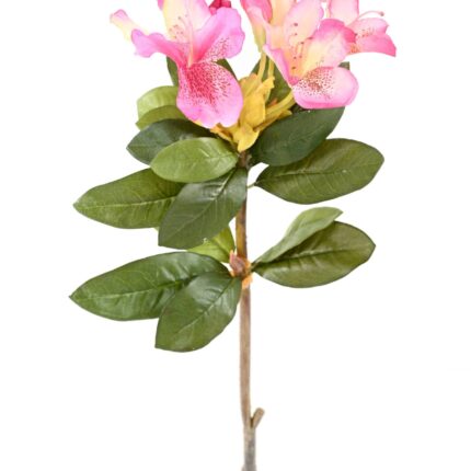 Künstlicher Rhododendron, rosa-gelb, ca. 85cm hoch