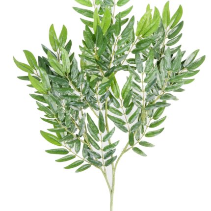 Künstlicher Ronnbar Zweig, ca 64cm, grün