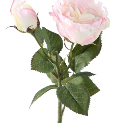 Künstliche Rose, pink, ca. 43cm hoch - Pflegeleicht!