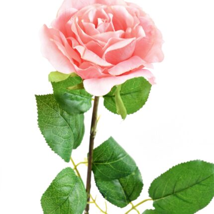 Künstliche Rose, pink, ca. 66cm hoch - Pflegeleicht!