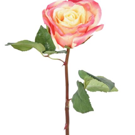 Künstliche Rose Asperanza, pink, ca. 53cm hoch